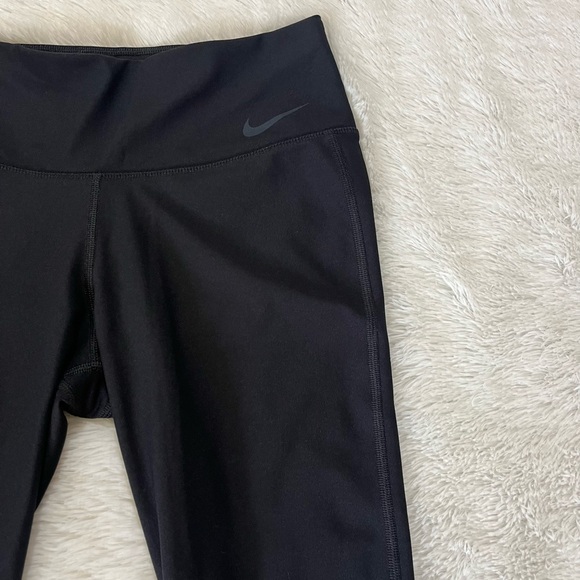 Nike Power Legend Black Crop Leggings Capris Tights Active Compression NWOT - Picture 5 of 13